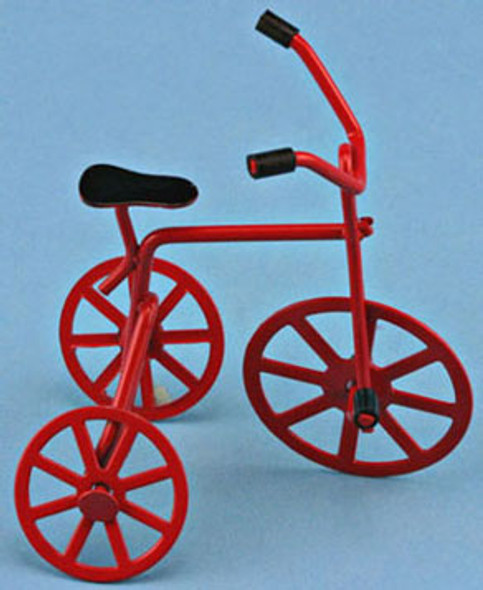 INTERNATIONAL MINIATURES - 1 Inch Scale Dollhouse Miniature - Red Tricycle (IM65340) 731851653403