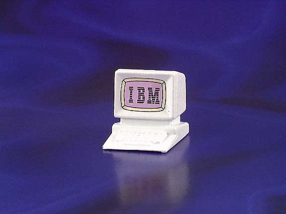 INTERNATIONAL MINIATURES - 1 Inch Scale Dollhouse Miniature - Computer Assorted Black Or White (IM65391) 731851653915