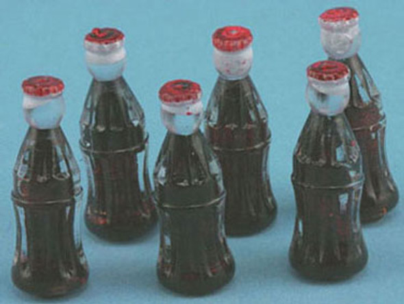 INTERNATIONAL MINIATURES - 1 Inch Scale Dollhouse Miniature - Cola Bottles (IM65507) 731851655070