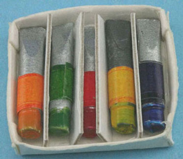 INTERNATIONAL MINIATURES - 1 Inch Scale Dollhouse Miniature - Paint Tubes (IM65513) 731851655131