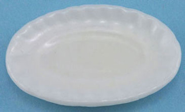 INTERNATIONAL MINIATURES - 1 Inch Scale Dollhouse Miniature - Oval Serving Plate (IM65516) 731851655162