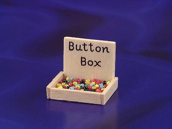 INTERNATIONAL MINIATURES - 1 Inch Scale Dollhouse Miniature - Button Box (IM65540) 731851655407