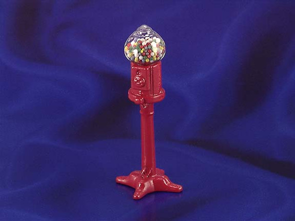 INTERNATIONAL MINIATURES - 1 Inch Scale Dollhouse Miniature - Standing Gumball Machine (IM66030) 731851660302