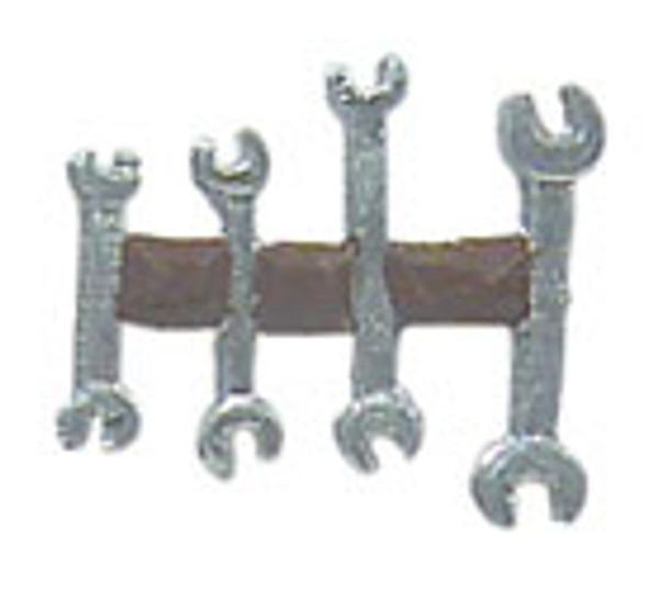 ISLAND CRAFTS - 1 Inch Scale Dollhouse Miniature - Wrenches 4 pcs (ISL0164)