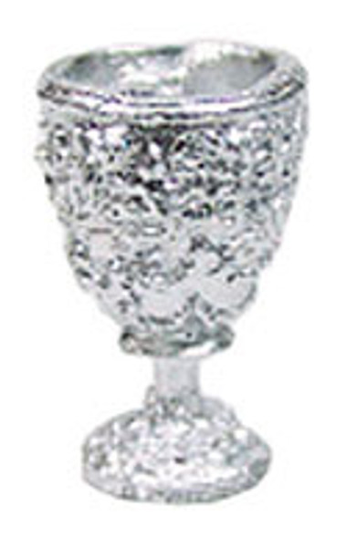 ISLAND CRAFTS - 1 Inch Scale Dollhouse Miniature - Ornate Goblet Silver (ISL04121)