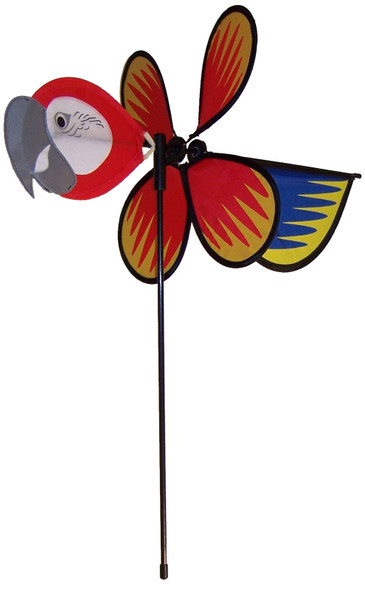 IN THE BREEZE - Parrot Baby Bird Wind Garden Spinner & Stake (ITB2812) 762379028121