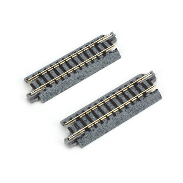 KATO - N 64mm 2-1/2 Straight (2) (N Scale) (20030) 4949727000411