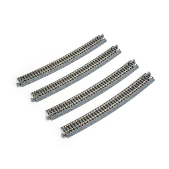 KATO - N 718mm 28-1/4 Radius Curve 15-Degree (4) (N Scale) (20150) 4949727000596