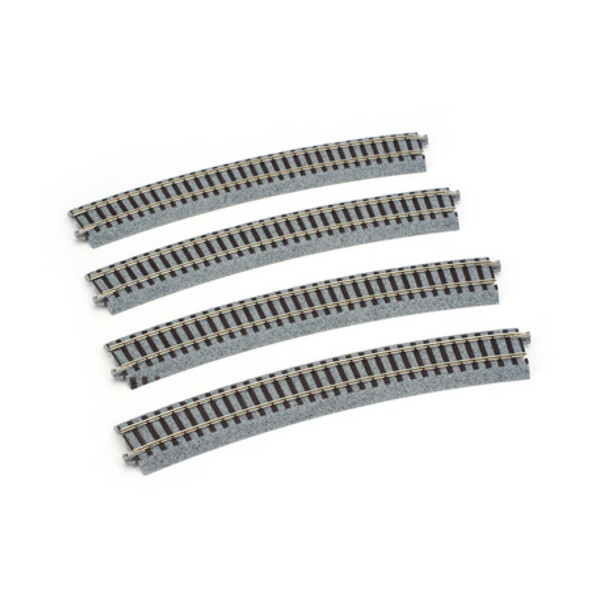 KATO - HO 610mm 24 Radius Curve 22.5-Degree (4) (HO Scale) (2220) 4949727000992