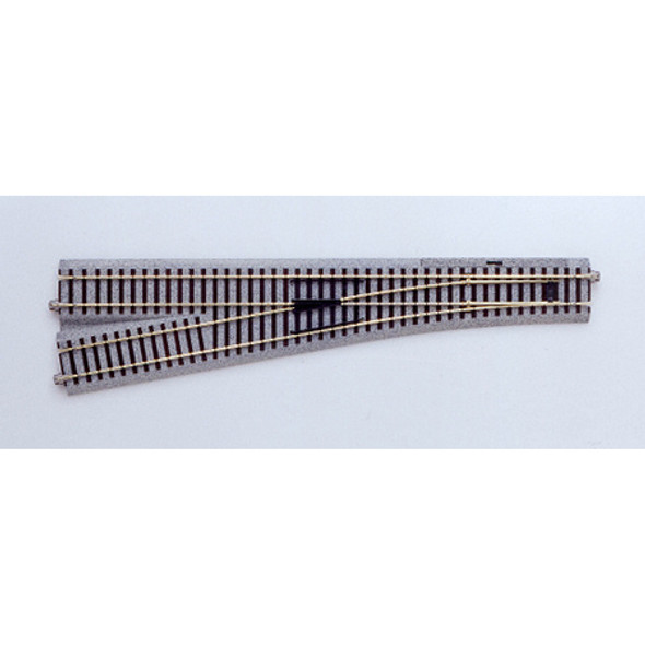 KATO - UNITRACK HO Scale Model Railroad Track - #6 Manual Left-Hand Turnout (2862) 4949727513454