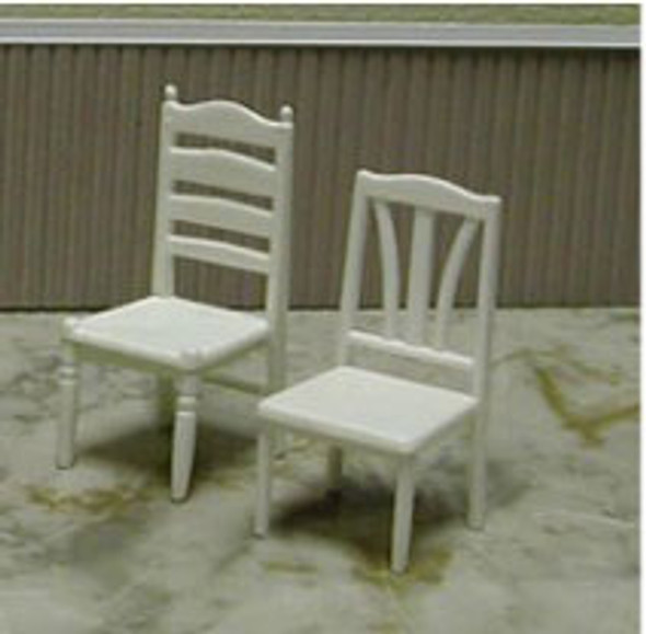 MODEL BUILDERS SUPPLY - 1/2" Scale Dollhouse Miniature - 1/2 Inch Scale Chair Fan Back 2 pieces (CHRC24G)