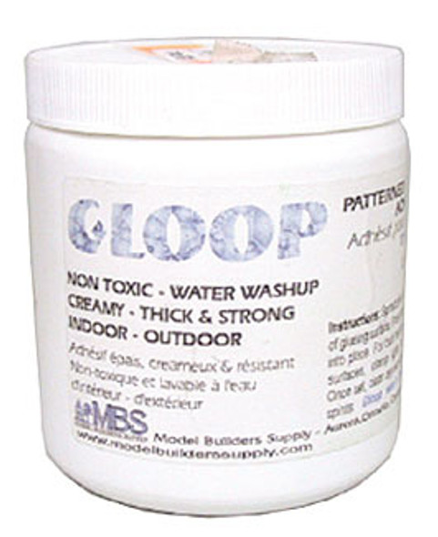 MODEL BUILDERS SUPPLY - Patterned Sheet Adhesive - 8 oz (GLOOP)