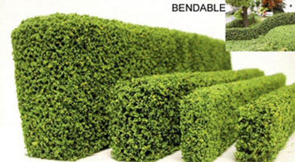 MODEL BUILDERS SUPPLY - 1" Scale Hedge-Coated 1X5/8X12 Inch 1Pc Dollhouse Miniature (HEDG3)