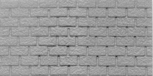 MODEL BUILDERS SUPPLY - 1/2" Scale Pattern Sheet Grey Shingles 7 X 24 Dollhouse Miniature (RS2BG)