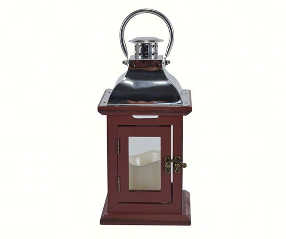 MARK FELDSTEIN - Red 11 inch LED Lantern (MFLNCMWR11) 789683044203