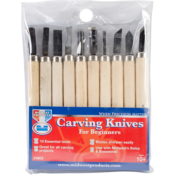 MIDWEST - Carving Knife Set-10pcs (3803) 091157038039