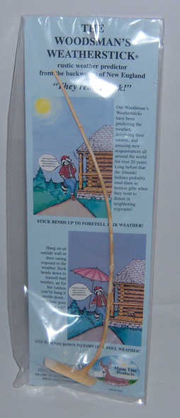 MAINE LINE PRODUCTS - Woodsman Weatherstick Rustic Weather Predictor (Poly Bag) (ML101)