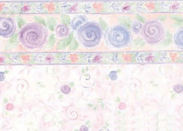 MINI GRAPHICS - 1 Inch Scale Dollhouse Miniature - Wallpaper: Passion Flower Pink - PACK OF 3 SHEETS (MG221D2) 725104221020