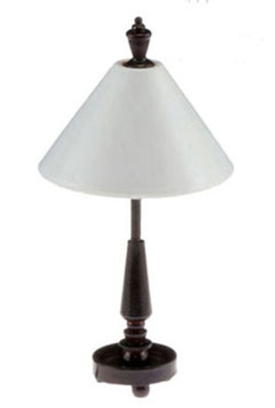 MINIATURE HOUSE - 1" Scale Dollhouse Miniature - Contemporary Tiffany Table Lamp, Dark Bronze (1047) 783970010476