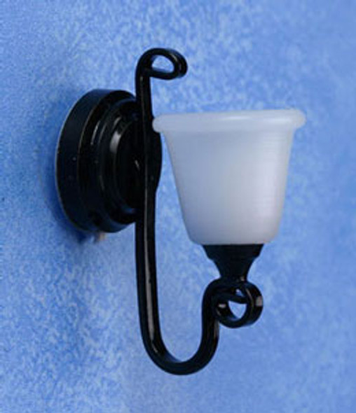 MINIATURE HOUSE - 1 Inch Scale Dollhouse Miniature - Black Wall Sconce 12 Volt (MH45133) 783970451330
