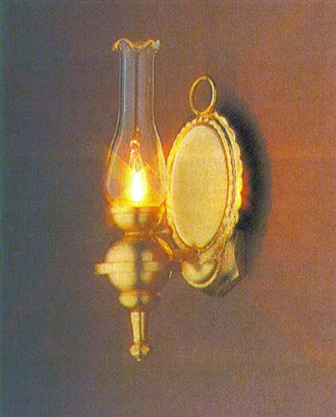 MINIATURE HOUSE - 1 Inch Scale Dollhouse WALL SCONCE GOLD (761) 783970007612