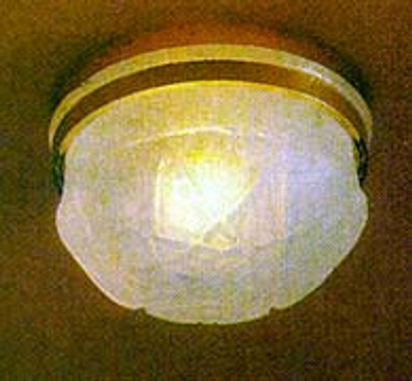 MINIATURE HOUSE - 1 Inch Scale Dollhouse Miniature - Frosted Ceiling Light (MH853) 783970008534