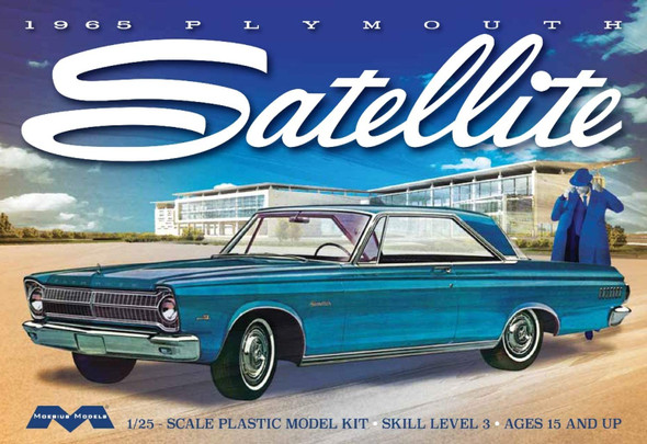 MOEBIUS - 1215 1/25 1965 Plymouth Belvedere Satellite Plastic Model Car Kit 707600112156