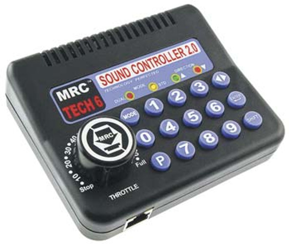 MRC - Tech 6 Sound Controller 2.0 - DC Train Power Pack (All Scales) (0001200) 019571012008