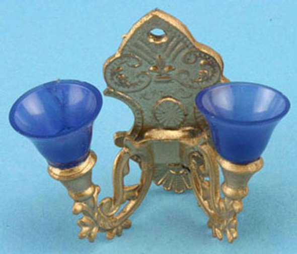 MULTI MINIS - 1 Inch Scale Dollhouse Miniature - Double Sconce Non Electric (MUL3604A) 749939606326