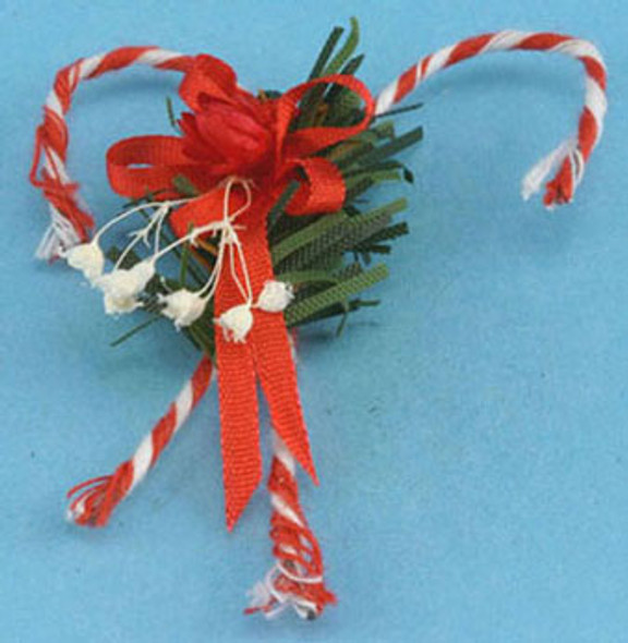 MULTI MINIS - 1 Inch Scale Dollhouse Miniature - Candy Canes Wall Decoration (MUL4059) 749939609211
