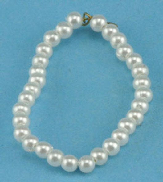 MULTI MINIS - 1 Inch Scale Dollhouse Miniature - White Necklace (MUL4113) 749939609617