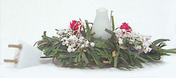 MULTI MINIS - 1 Inch Scale Dollhouse Miniature - Centerpiece Red And White (MUL4335) 749939611207