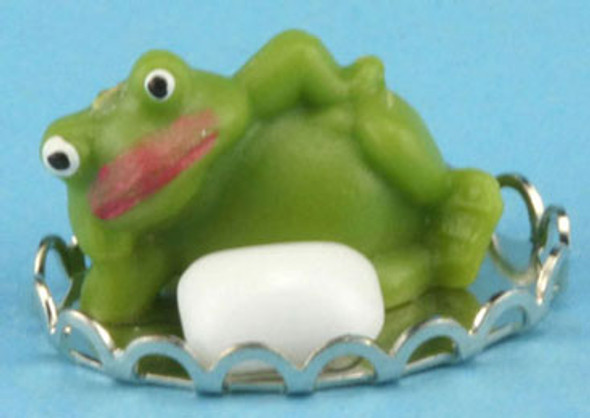 MULTI MINIS - 1 Inch Scale Dollhouse Miniature - Frog Soap Dish (MUL4802) 749939614864