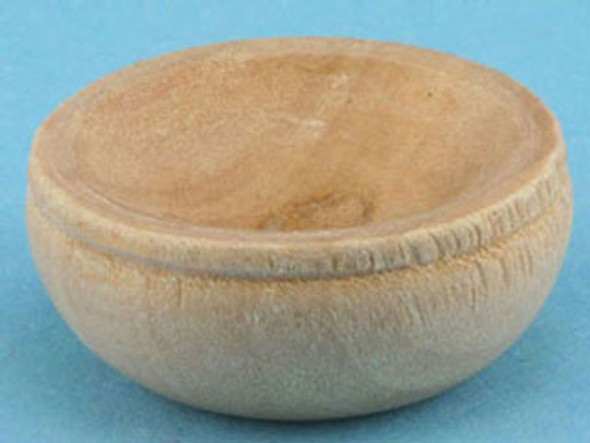 MULTI MINIS - 1 Inch Scale Dollhouse Miniature - Large Wood Bowl (MUL4827B) 749939615014