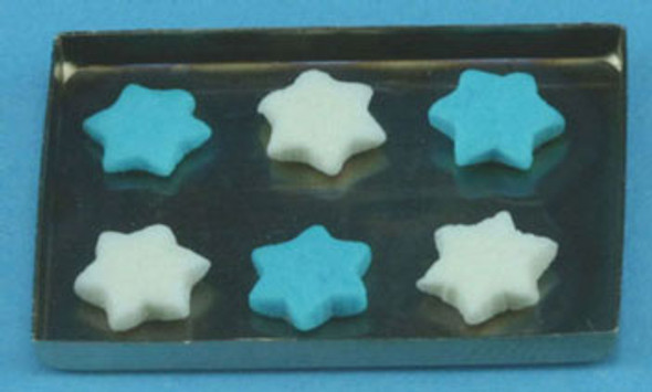 MULTI MINIS - 1 Inch Scale Dollhouse Miniature - Hanukkah Cookies On Baking Sheet (MUL5358G) 749939618305
