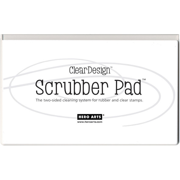 HERO ARTS - Clear Design Scrubber Pad-7.5"X4.5" (NK301) 085700847971