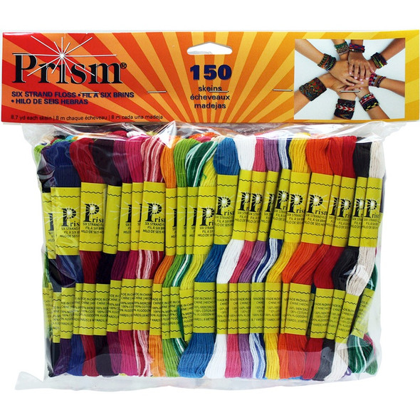 DMC - Prism Craft Floss Xl Pack 8.7yd 150/Pkg-Assorted colors (74518) 077540745180