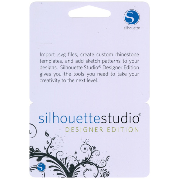 SILHOUETTE OF AMERICA - Silhouette Studio Designer Edition Upgrade Card - (STUDIO) 814792012123