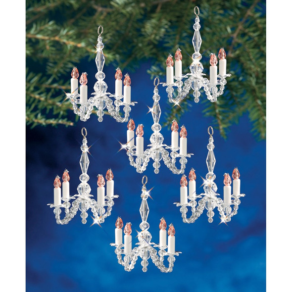 BEADERY - Holiday Beaded Ornament Kit-Christmas Chandeliers Makes 12 (BOK-5932) 045155917452