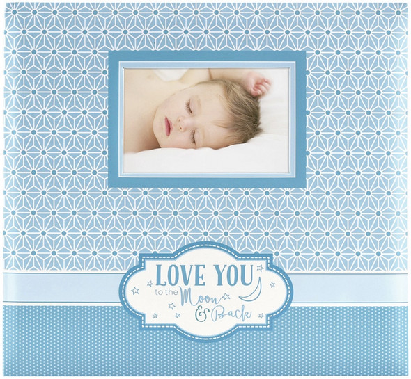 MBI - Expressions Post Bound Album With Window 12"X12"-Moon & Back (860127) 046909601276
