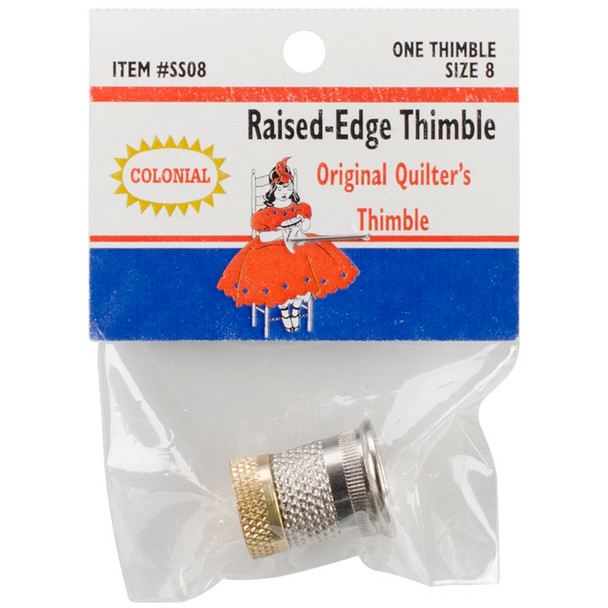 COLONIAL NEEDLE - Raised-Edge Thimble-Size 8 (SST-8) 850391000253