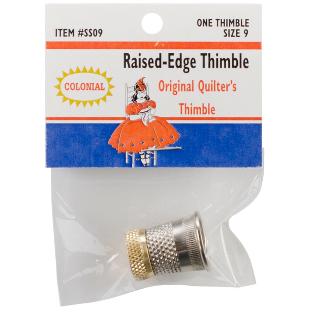 COLONIAL NEEDLE - Raised-Edge Thimble-Size 9 (SST-9) 850391000260