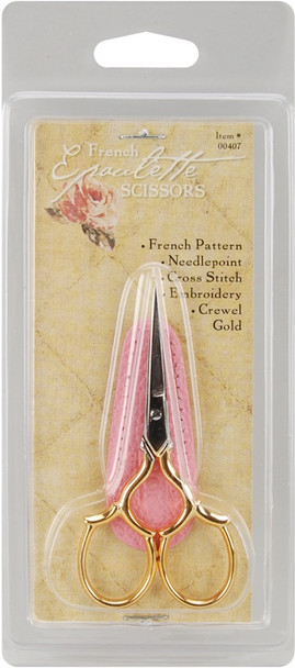 TOOL TRON Epaulette Scissors 3.5"-Gold-Plated (407) 781898004072
