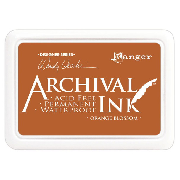 RANGER - Wendy Vecchi Designer Series Archival Ink Pad-Orange Blossom (AID-38986) 789541038986