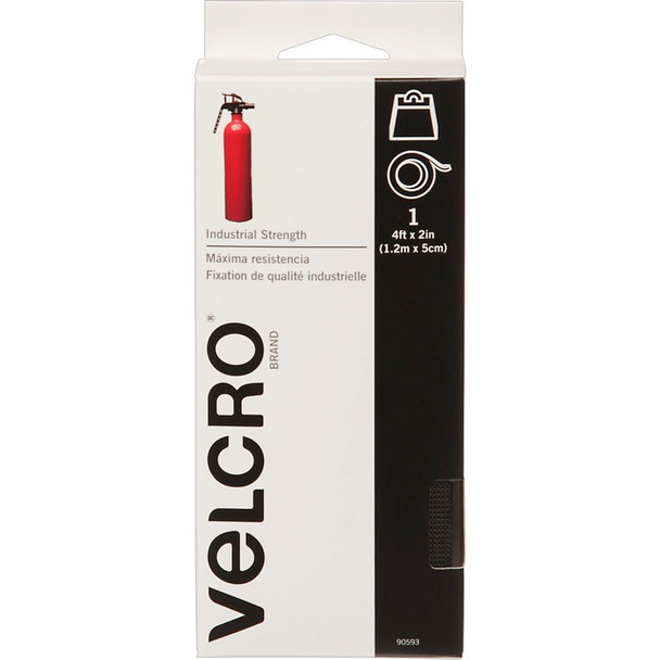 VELCRO BRAND - Industrial Strength Tape 2"X4'-Black (90593) 075967905934