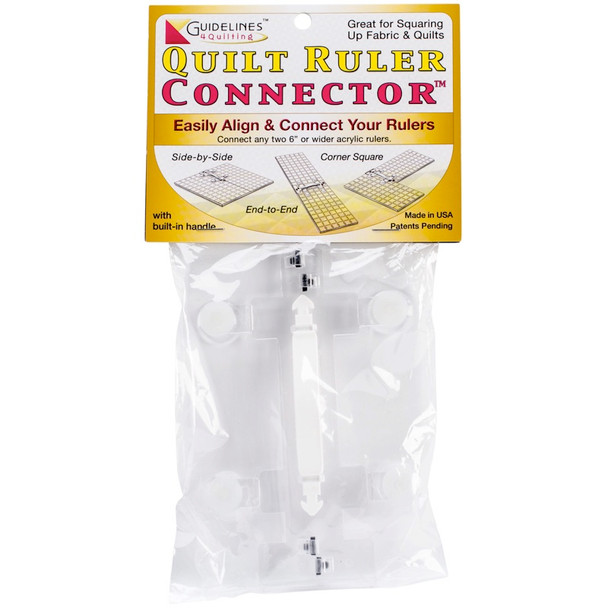 GUIDELINES4QUILTING - Quilt Ruler Connector - (QR-CNX) 892669001067