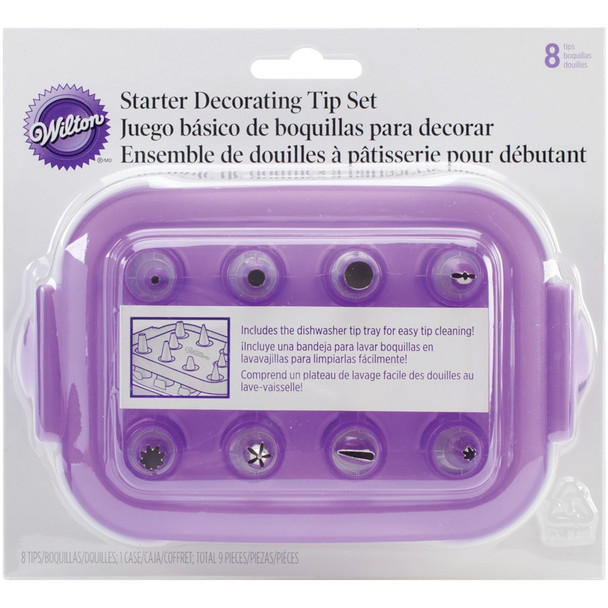 WILTON - Starter Decorating Tip Set 9pcs - (W1369) 070896513694