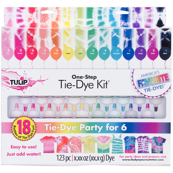 TULIP - One-Step 18-Color Tie Dye Kit - (32378) 017754323781