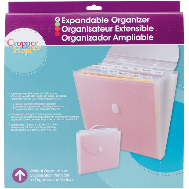 ADVANTUS - Storage Studios Expandable Paper Organizer-12"X12" (CH93389) 040861933895