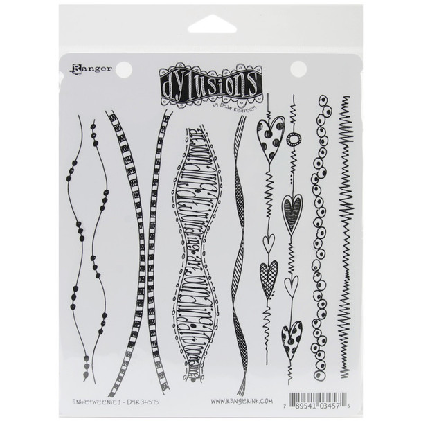 RANGER - Dyan Reaveley's Dylusions Cling Stamp Collections 8.5"X7"-Inbetweenies (DYR-34575) 789541034575